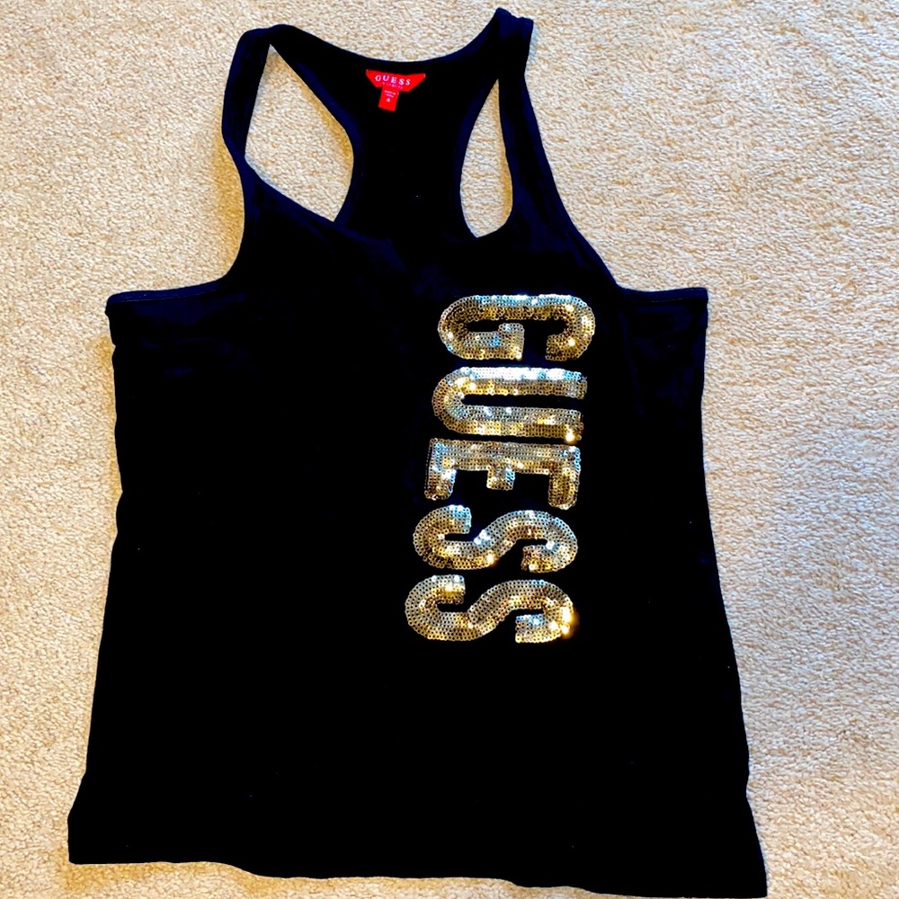 Guess Bling Tank Top M